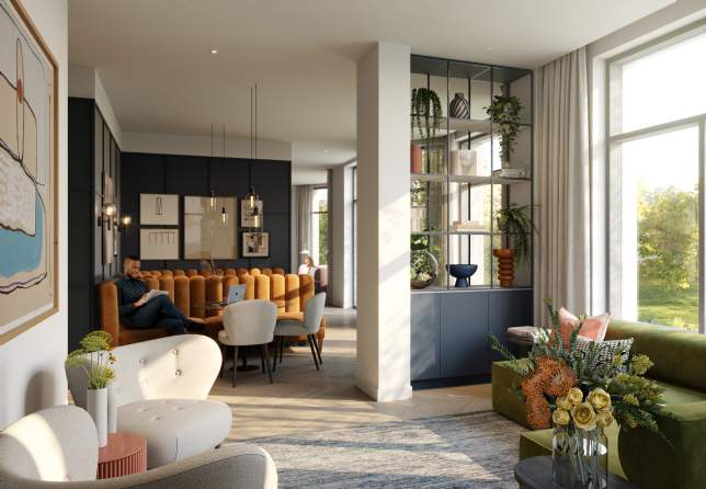 Residents Lounge CGI Residents Lounge CGI